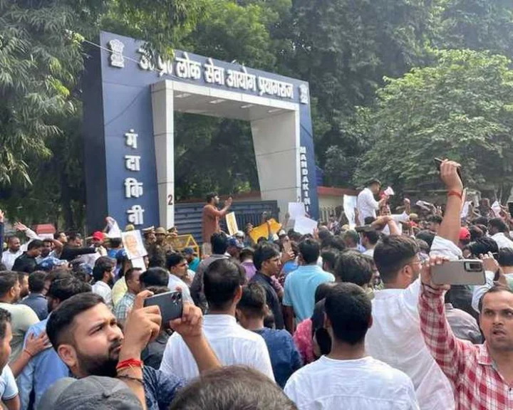 Unruly elements who entered among UPPSC candidates are in police custody