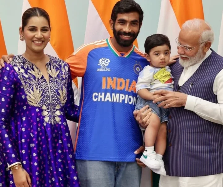 Jasprit Bumrah on his son