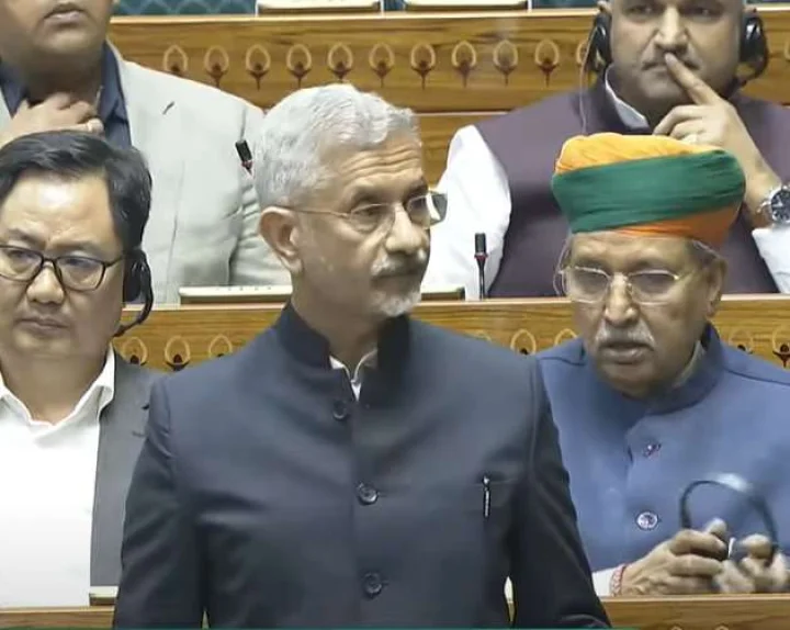 S Jaishankar in Parliament