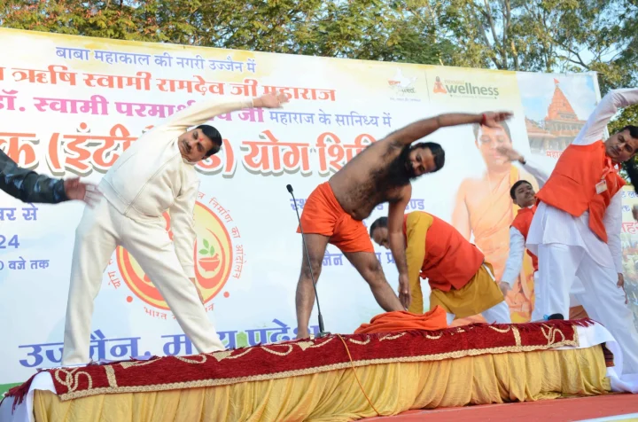 Chief Minister Dr. Mohan Yadav participated in the yoga camp in Ujjain