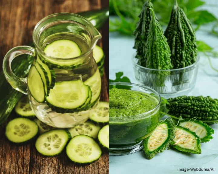 Benefits of bitter gourd and cucumber