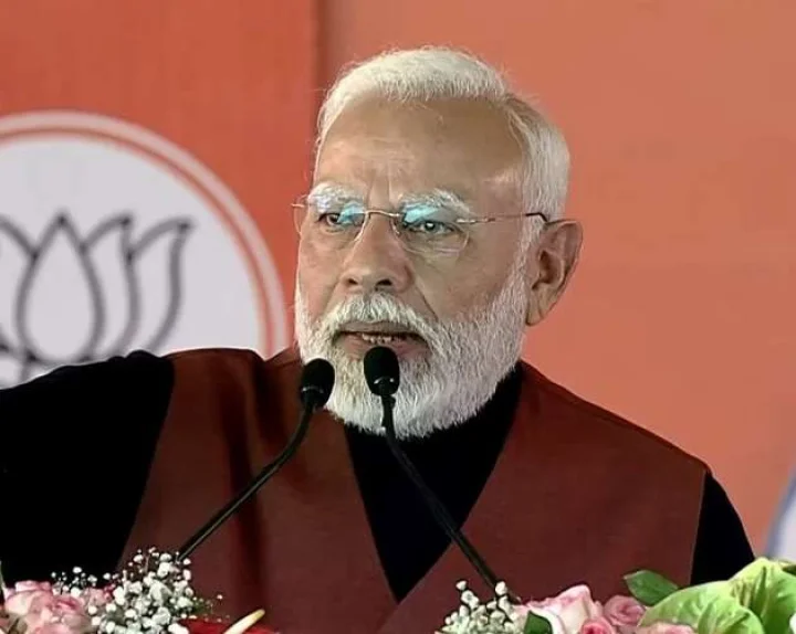 PM modi in delhi