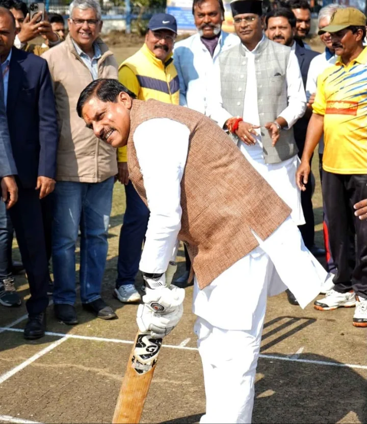 Chief Minister Dr. Mohan Yadav inaugurated the Inter Press Cricket Tournament