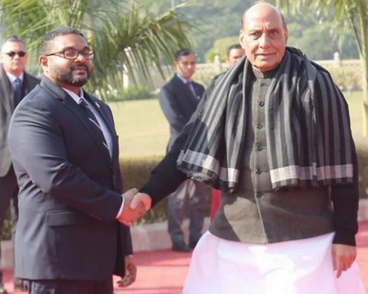 Rajnath Singh met Defence Minister of Maldives
