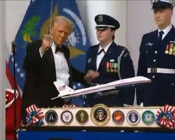 trump sword dance