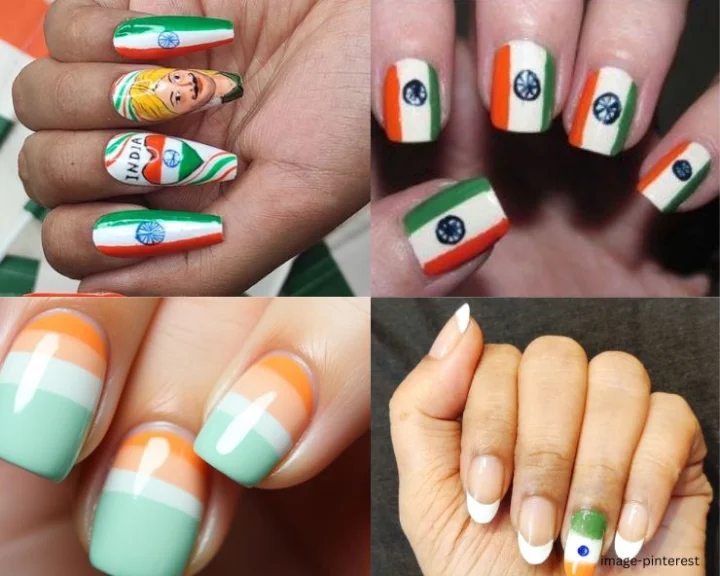 Republic Day nail art Look Ideas