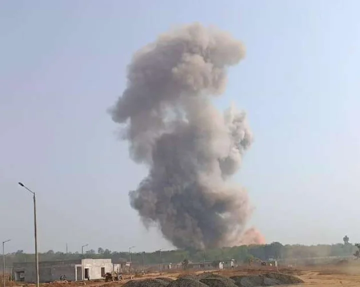 fire at ordinance factory bhandara