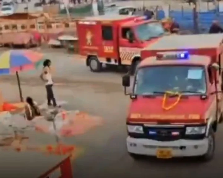 Holy water in fire engines