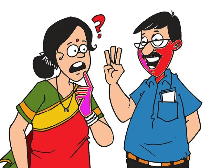 Husband-wife Holi jokes