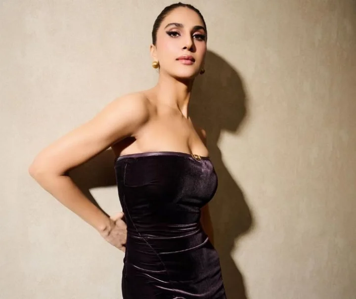 Vaani Kapoor hot shoulder gown