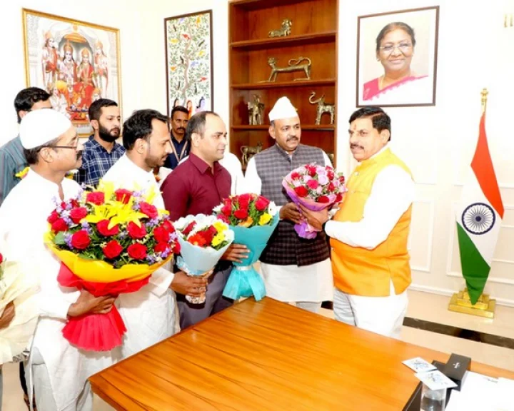 Muslim community met Chief Minister Dr Mohan Yadav