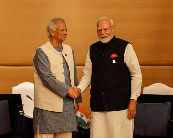 PM Modi with mohammad yunus