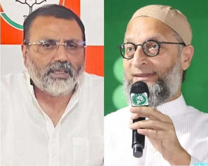 nishikant dubey and owaisi