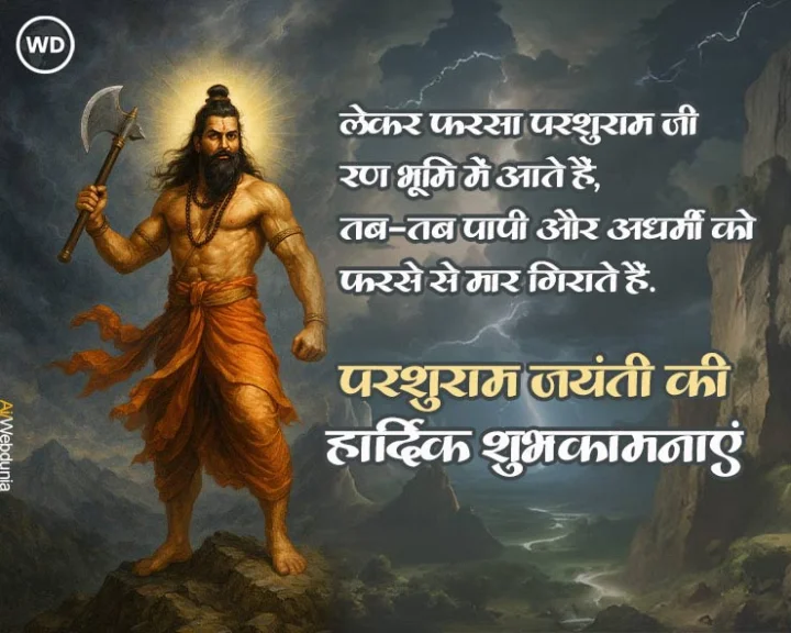 परशुराम जयंती 2025 शुभकामनाएं