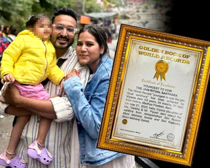 Santhara of three year old Jain girl Viyana