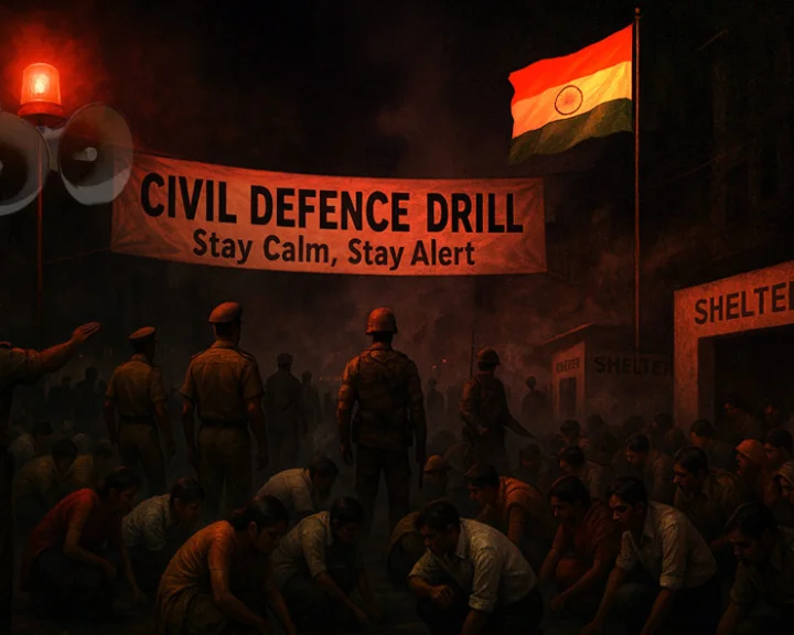 Emergency handling techniques were taught in a mock drill in Indore