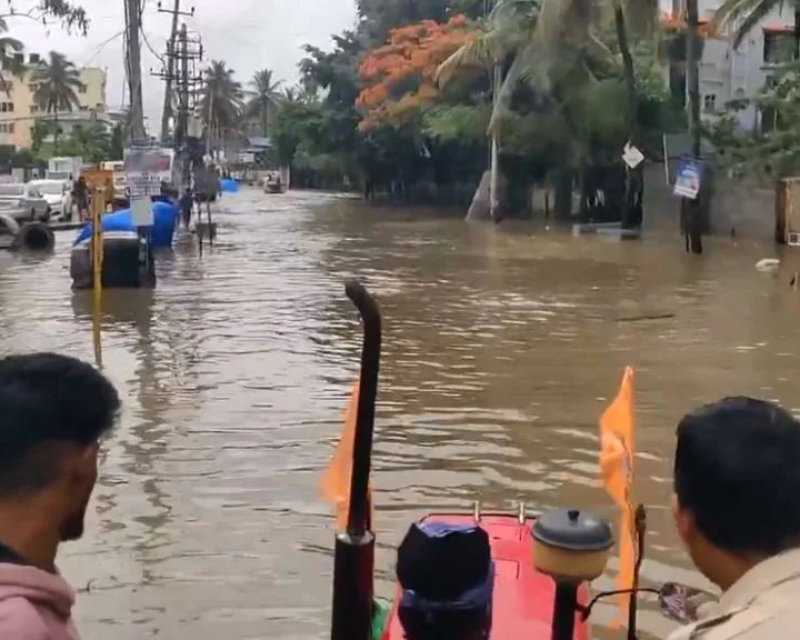 Heavy rain in Bengaluru
