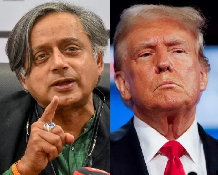 Shashi Tharoor took a dig at Donald Trump over ceasefire