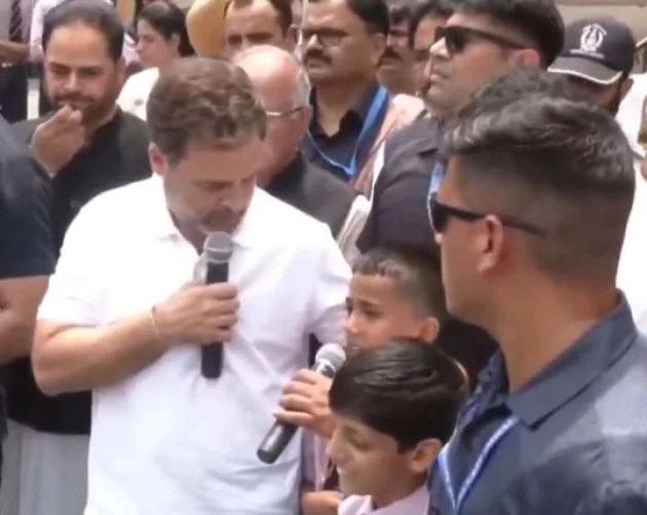 Rahul Gandhi in Poonch
