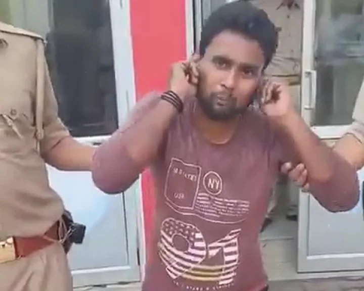 A young man who molested a woman in Meerut arrested