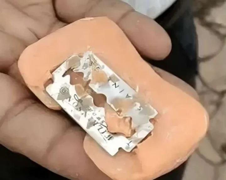 blade in soap