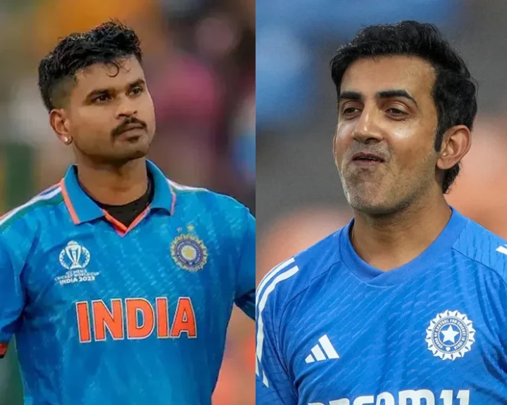 shreyas iyer gautam gambhir hindi news