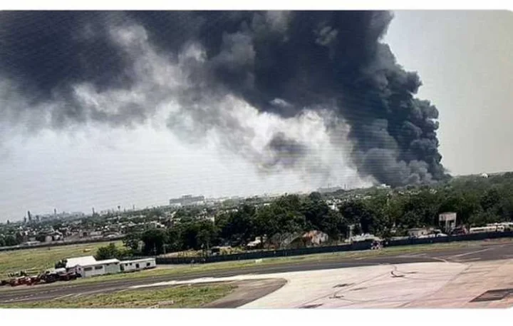 Plane crash in Russia