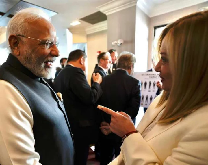 modi meets meloni