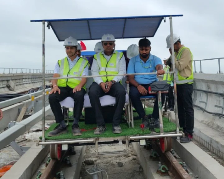 Trolley trial conducted on Indore Metro Priority Corridor