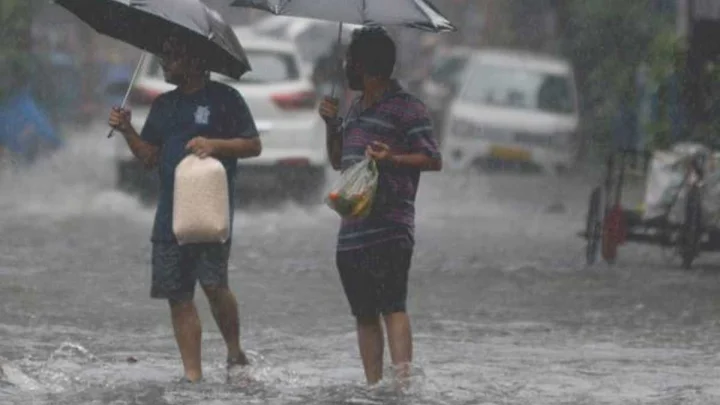 Heavy rain in Ahmedabad