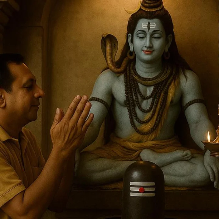 reason behind thrice clapping before shivling