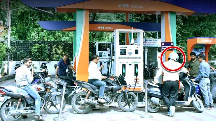 Helmet is compulsory in Indore