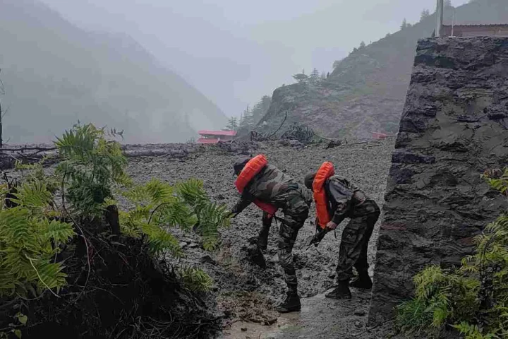 indian army in dharali