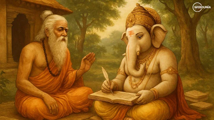 why Vedvyas chose ganesha to write mahabharata: महाभारत