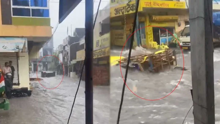 Heavy rain in Indore