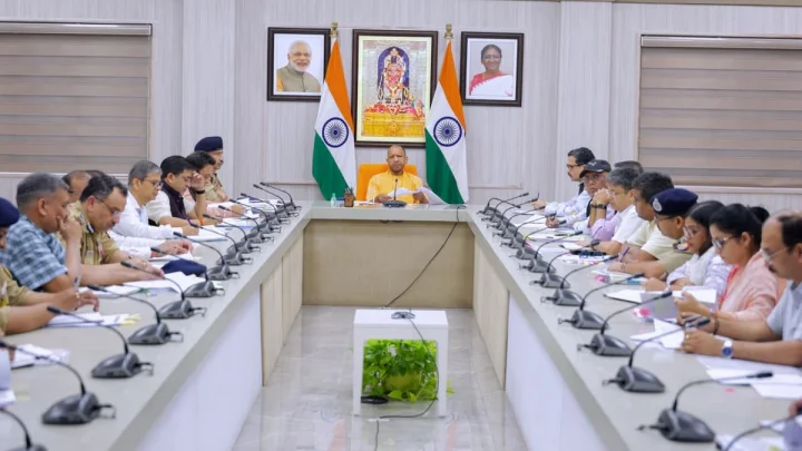 Chief Minister Yogi Adityanath held a high level review meeting regarding upcoming festivals