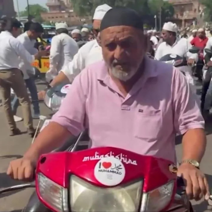 I Love Mohammad posters seen outside Bhopal mosque