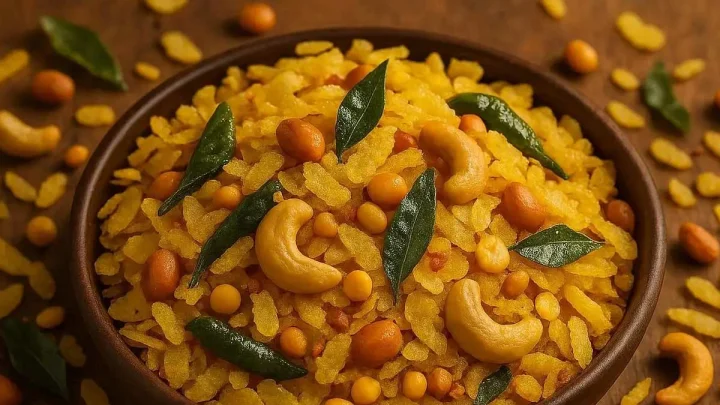 Poha Chivda Recipe