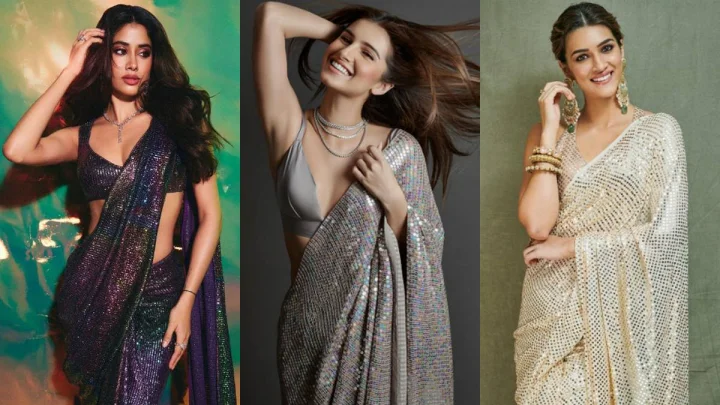 Bollywood Actress Saree Look