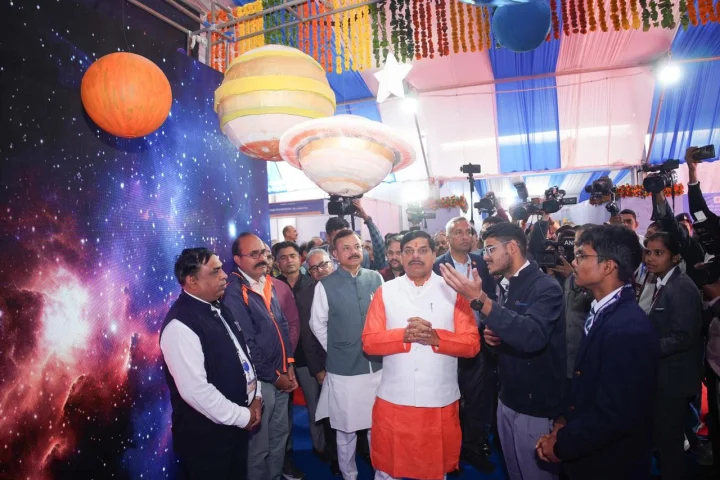 Chief Minister Dr. Mohan Yadav inaugurated the 52nd National Children's Science Exhibition-2025