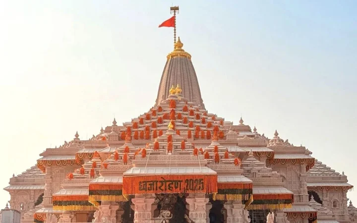 Dhwajarohan on Ram Temple in Ayodhya