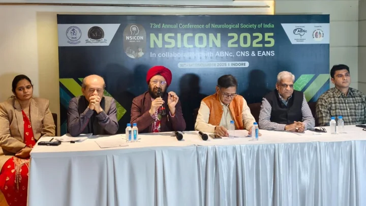 इंदौर में होगा न्यूरोलॉजिकल सोसाइटी ऑफ इंडिया के 73वें वार्षिक राष्ट्रीय सम्मेलन का आयोजन