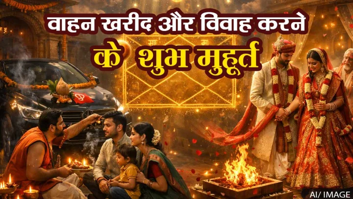 vivah vahan muhurat 2026, विवाह मुहूर्त 2026, वाहन खरीदी मुहूर्त 2026
