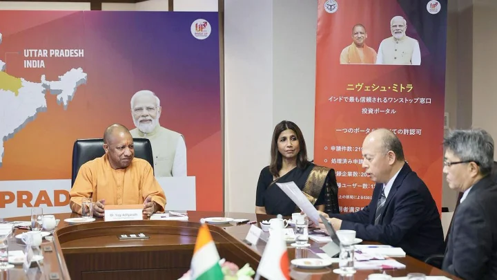 Chief Minister Yogi held an important meeting with Konoike Transport during his Japan visit