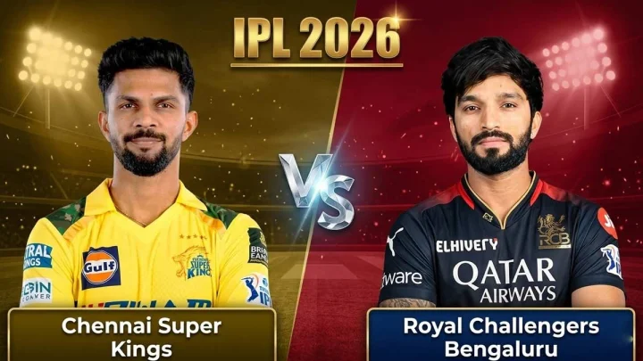 CSK vs RCB:रॉयल चॅलेंजर्स बंगळूरने चेन्नई सुपर किंग्सला ४३ धावांनी पराभूत केले
