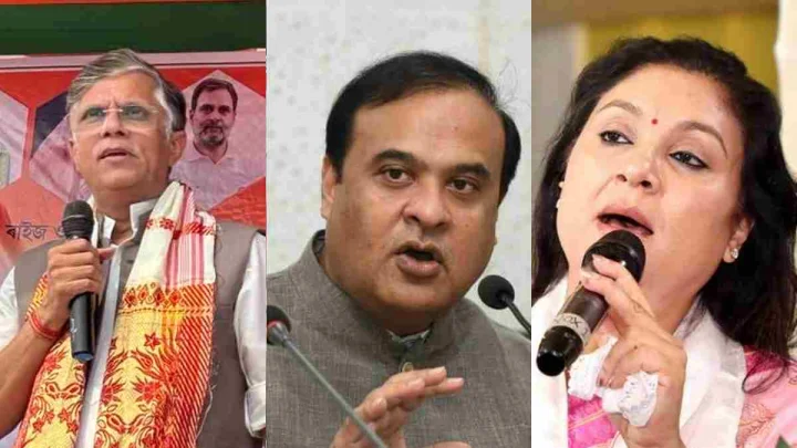 pawan khera himanta biswa sarma and riniki bhuyan