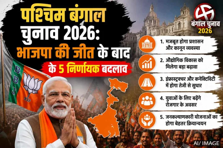 पश्चिम बंगाल चुनाव 2026: BJP की जीत के बाद बदलेंगे ये 5 बड़े समीकरण, जानें क्या होगा असर