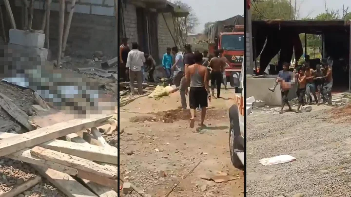 Dewas fire crackers factory blast