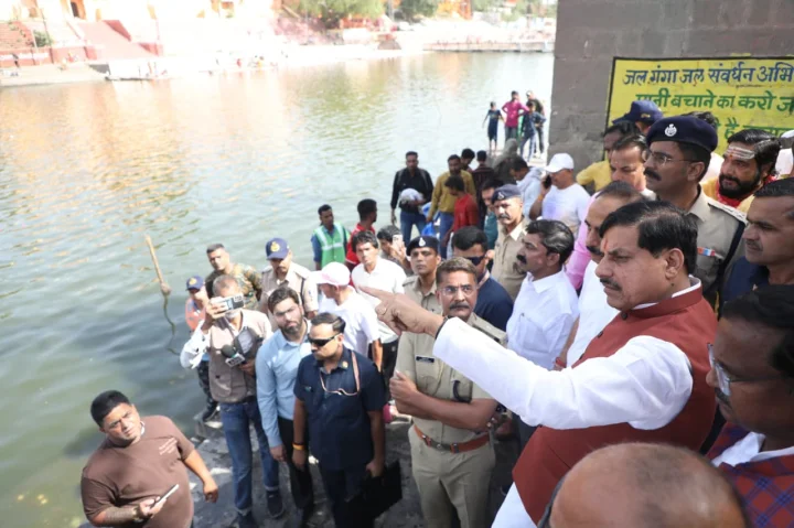 CM Dr. Mohan Yadav inspected development works in Ujjain