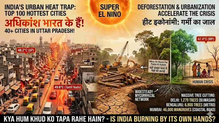 दुनिया के 100 सबसे गर्म शहरों में भारत क्यों बना नंबर-1?